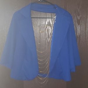 Crop blazer